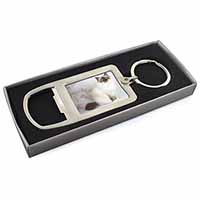 Birman Cat Chrome Metal Bottle Opener Keyring in Box