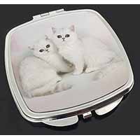 Exotic White Kittens Make-Up Compact Mirror