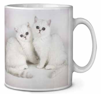 Exotic White Kittens Ceramic 10oz Coffee Mug/Tea Cup