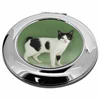 Japanese Bobtail Cat Make-Up Round Compact Mirror