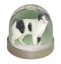 Japanese Bobtail Cat Snow Globe Photo Waterball