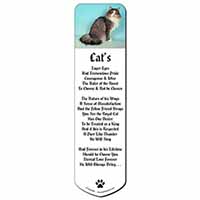 Norwegian Forest Cat Bookmark, Book mark, Printed full colour