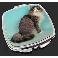 Norwegian Forest Cat Make-Up Compact Mirror