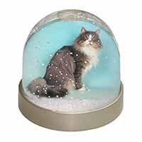 Norwegian Forest Cat Snow Globe Photo Waterball