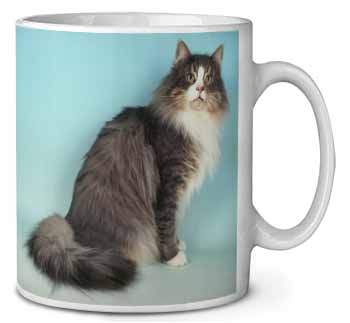 Norwegian Forest Cat Ceramic 10oz Coffee Mug/Tea Cup