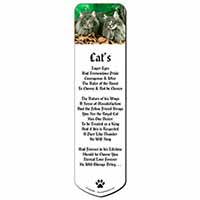 Blue Norwegian Forest Cats Bookmark, Book mark, Printed full colour