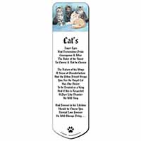 Cute Fluffy Kittens Bookmark, Book mark, Printed full colour