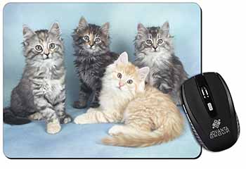 Cute Fluffy Kittens Computer Mouse Mat