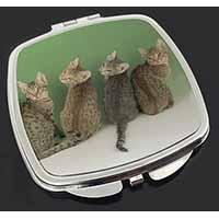 Cute Ocicat Kittens Make-Up Compact Mirror