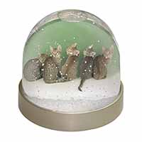 Cute Ocicat Kittens Snow Globe Photo Waterball