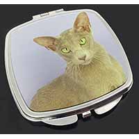 Mystical Oriental Cat Make-Up Compact Mirror