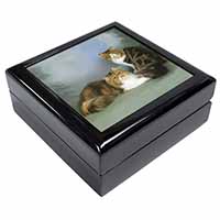 Tabby Tortie Persian Cats Keepsake/Jewellery Box