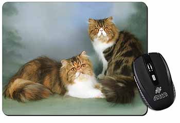 Tabby Tortie Persian Cats Computer Mouse Mat