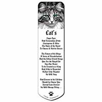 Gorgeous Green Eyes Cat Bookmark, Book mark, Printed full colour