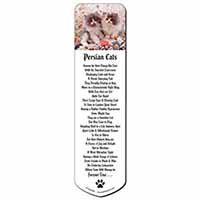 Persian Kittens by Roses Bookmark, Book mark, Printed full colour