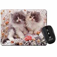 Persian Kittens by Roses Computer Mouse Mat