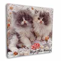 Persian Kittens by Roses 