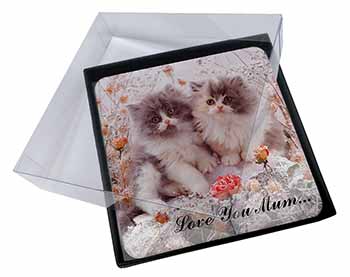 4x Persian Kittens by Roses 