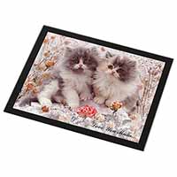 Persian Kittens by Roses 