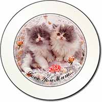 Persian Kittens by Roses 