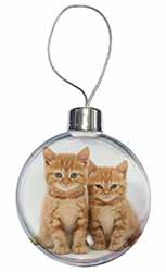 Ginger Kittens Christmas Bauble