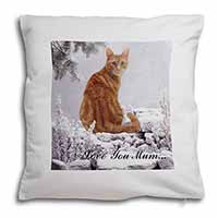 Ginger Snow Cat 