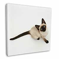 Siamese Cat Square Canvas 12"x12" Wall Art Picture Print