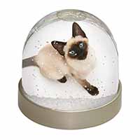 Siamese Cat Snow Globe Photo Waterball
