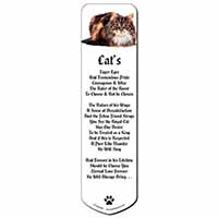 Beautiful Brown Tabby Cat Bookmark, Book mark, Printed full colour
