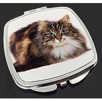 Beautiful Brown Tabby Cat Make-Up Compact Mirror