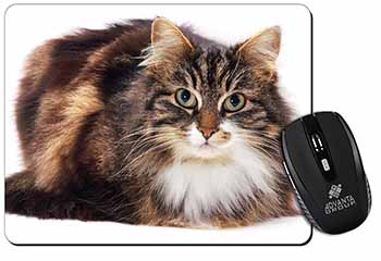 Beautiful Brown Tabby Cat Computer Mouse Mat