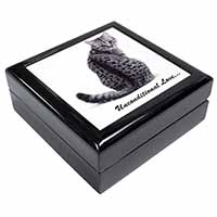 Tabby Cat Love Sentiment Keepsake/Jewellery Box