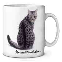 Tabby Cat Love Sentiment Ceramic 10oz Coffee Mug/Tea Cup