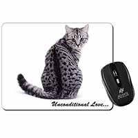 Tabby Cat Love Sentiment Computer Mouse Mat