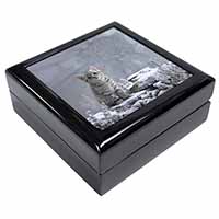 Animal Fantasy Cat+Snow Leopard Keepsake/Jewellery Box