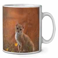 Lion Spirit on Kitten Watch Ceramic 10oz Coffee Mug/Tea Cup
