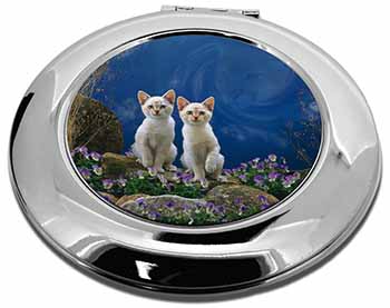 Fantasy Panther Watch on Kittens Make-Up Round Compact Mirror