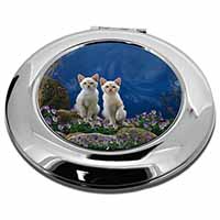 Fantasy Panther Watch on Kittens Make-Up Round Compact Mirror