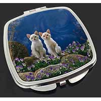 Fantasy Panther Watch on Kittens Make-Up Compact Mirror