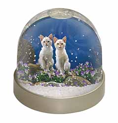 Fantasy Panther Watch on Kittens Snow Globe Photo Waterball