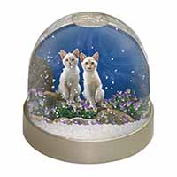 Fantasy Panther Watch on Kittens Snow Globe Photo Waterball