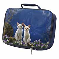 Fantasy Panther Watch on Kittens Navy Insulated School Lunch Box/Picnic Bag