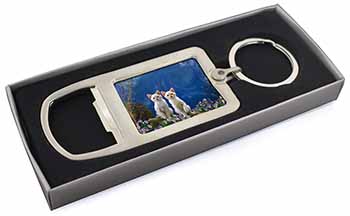 Fantasy Panther Watch on Kittens Chrome Metal Bottle Opener Keyring in Box