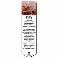 Kitten and Leopard Watch Bookmark, Book mark, Printed full colour