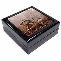 Kitten and Leopard Watch Keepsake/Jewellery Box