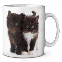 Black and White Kittens Ceramic 10oz Coffee Mug/Tea Cup