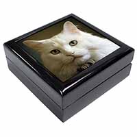 Gorgeous White Cat Keepsake/Jewellery Box