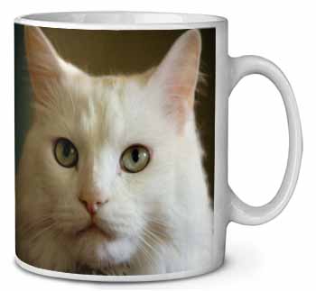 Gorgeous White Cat Ceramic 10oz Coffee Mug/Tea Cup