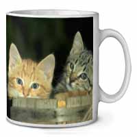 Kittens in Beer Barrel Ceramic 10oz Coffee Mug/Tea Cup