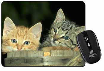 Kittens in Beer Barrel Computer Mouse Mat